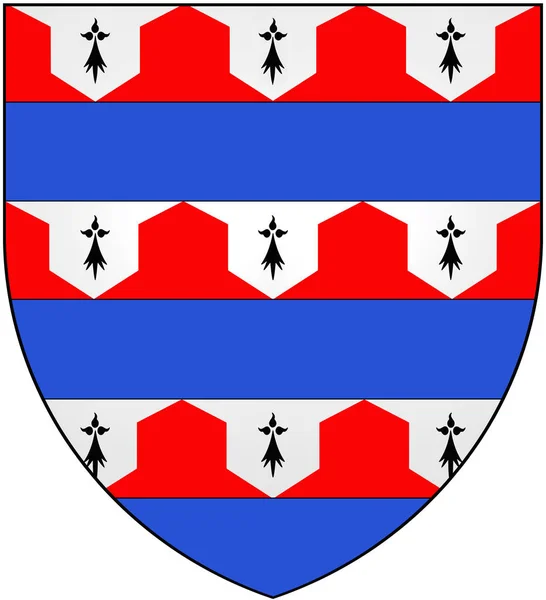 Herb rodziny domu de Braose. Anglia — Zdjęcie stockowe