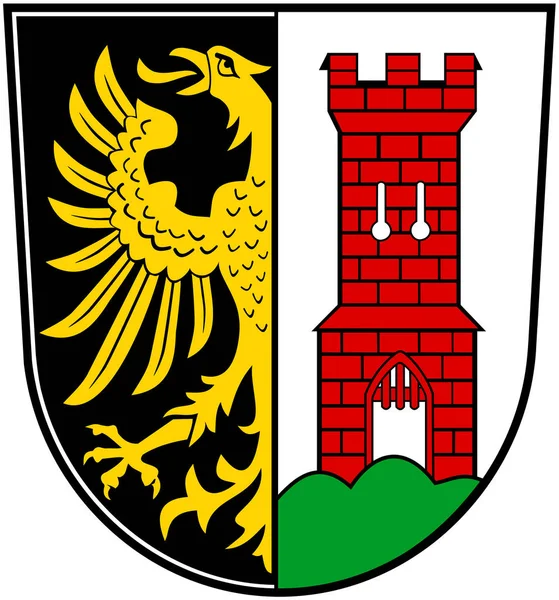 Kempten şehir arması. Almanya