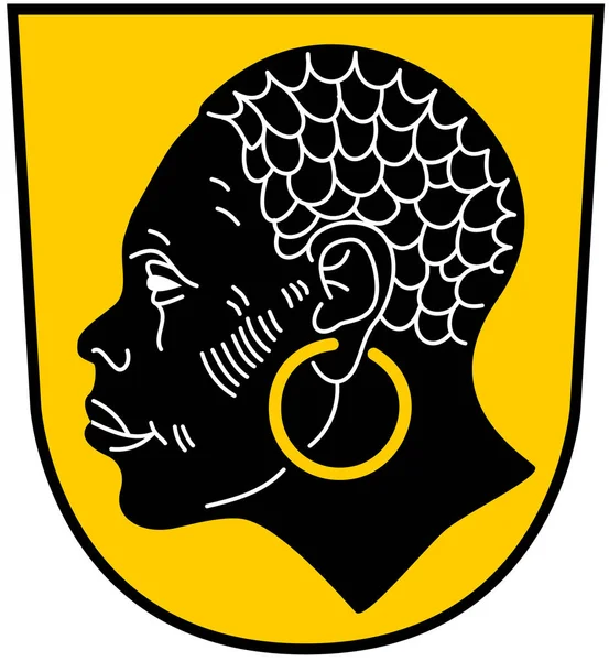 Герб міста Coburg. Німеччина — стокове фото