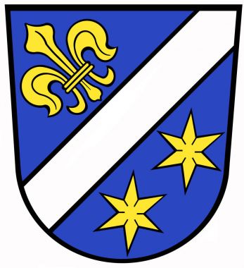 Arması şehir Dillingen an der Donau. Almanya