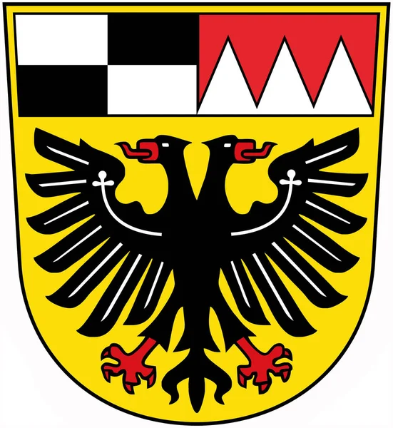 Герб місті Ansbach. Німеччина — стокове фото