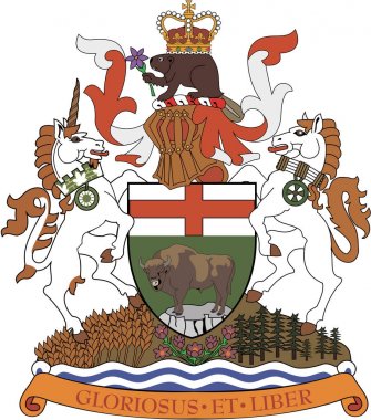 Manitoba eyaleti arması. Kanada