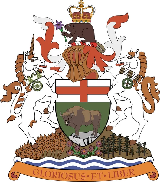 Manitoba eyaleti arması. Kanada