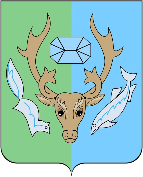 The coat of arms of the Urals region. The Yamalo-Nenets Autonomous District