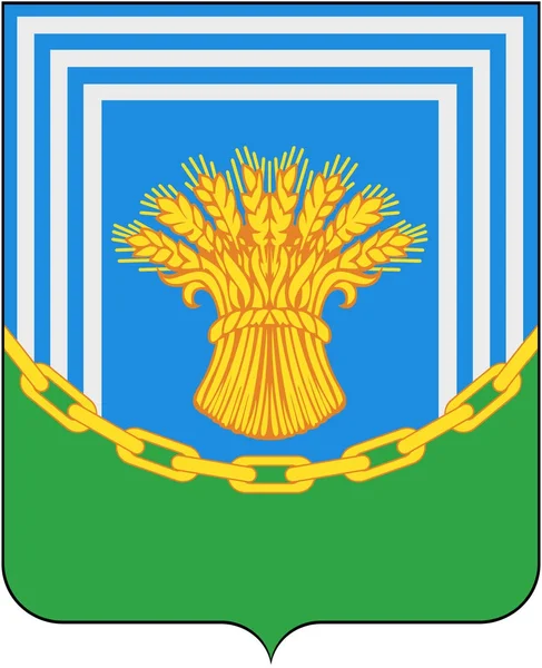 Coat of arms of the Chesme region. Chelyabinsk region — Stock Photo, Image