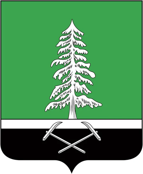 Wappen des Bezirks Nelidowo. tver-Region — Stockfoto