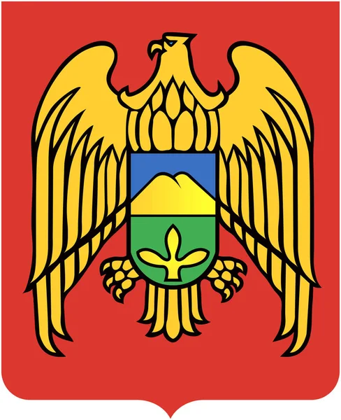 Brasão de armas da República Cabardino-Balcânica — Fotografia de Stock