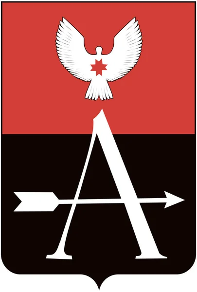 Εθνόσημο Της Alnashsky Περιοχής Δημοκρατία Των Ουντμούρτ — Φωτογραφία Αρχείου
