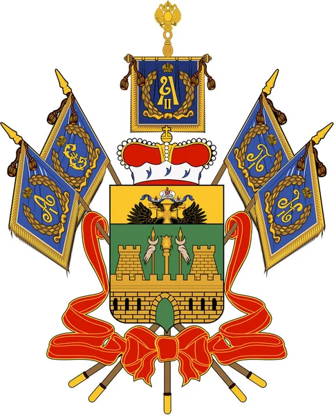 The coat of arms of the Krasnodar Territory. Russia