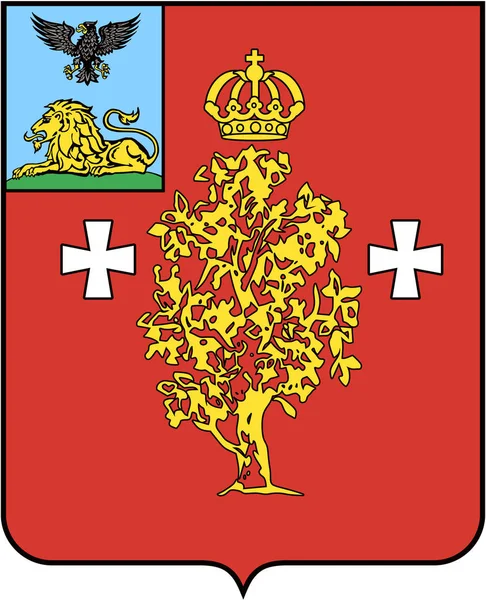 Herb Powiatu Borysów Region Biełgorod — Zdjęcie stockowe