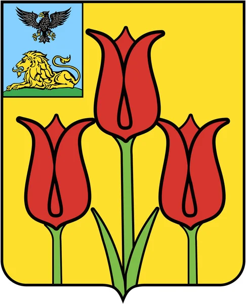 Escudo Armas Del Distrito Volokonovsky Región Belgorod — Foto de Stock