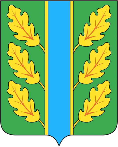 Escudo Armas Del Distrito Dubrovsky Región Bryansk — Foto de Stock