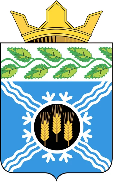 Das Wappen Des Bezirks Krapivi Region Kemerowo — Stockfoto