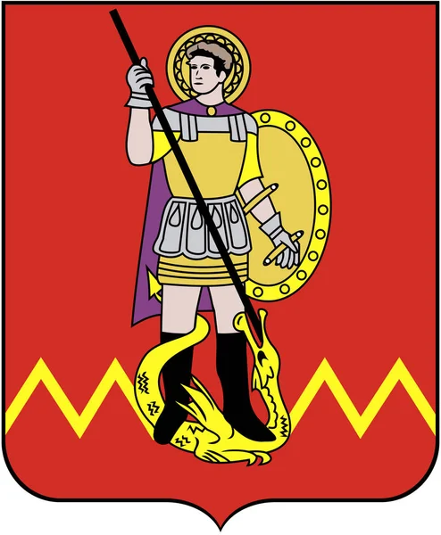 Escudo Armas Del Distrito Mezhevsky Región Kostroma — Foto de Stock