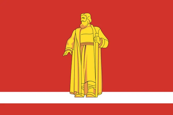 Flag Susaninsky District Kostroma Region — Stock Photo, Image