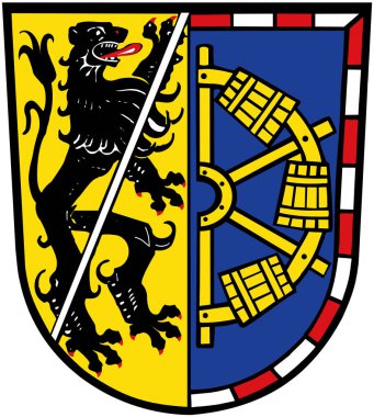 Arması Erlangen-Hchstadt. Almanya