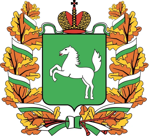 Coat Arms Tomsk Region — Stock Photo, Image