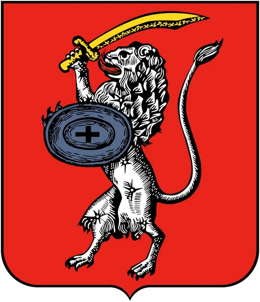 Escudo Armas Histórico Ciudad Likhvin 1777 — Foto de Stock