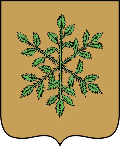 Krapivna 市の紋章は 1778 年には トゥーラ領域 — ストック写真