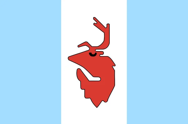 Flagge Der Korjakischen Autonomen Region Kamchatka Krai — Stockfoto