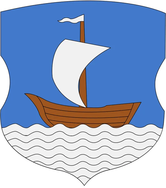 Das Wappen Der Stadt Disna Weißrussland — Stockfoto
