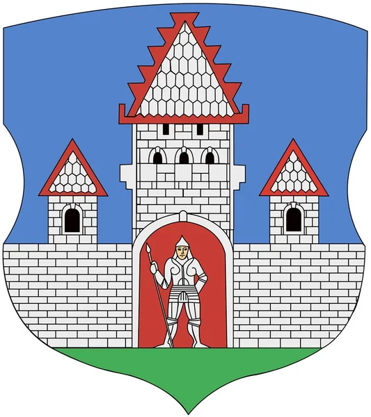 Herb Miasta Cherikov Białoruś — Zdjęcie stockowe