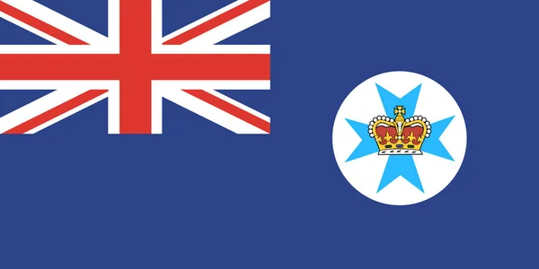 Drapeau Queensland Australie — Photo