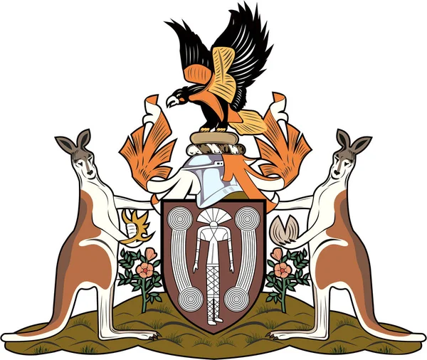 Coat Arms Northern Territory Australia — Stock Photo, Image