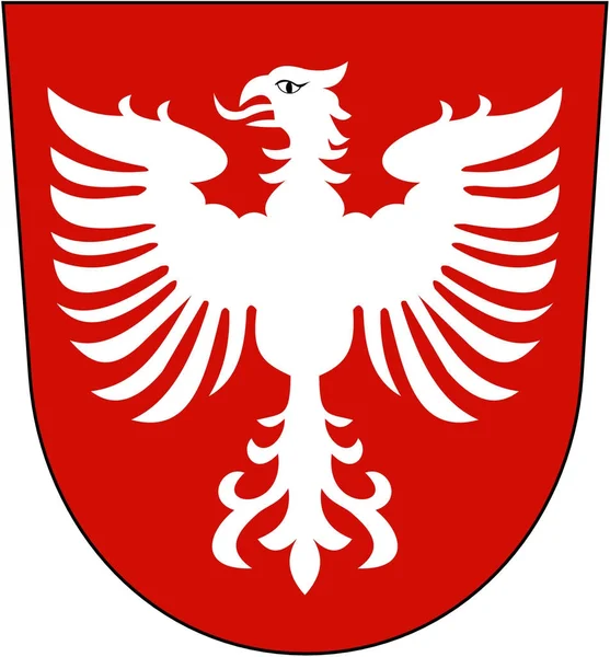 Das Wappen Des Bezirks Heilbronn Deutschland — Stockfoto