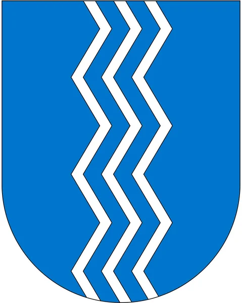 Wapenschild Van Gemeente Souda Noorwegen — Stockfoto