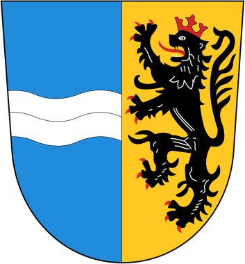 Ren-Neckar bölgesi arması. Almanya