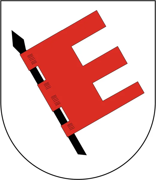 Escudo Armas Del Distrito Tubingen Alemania — Foto de Stock