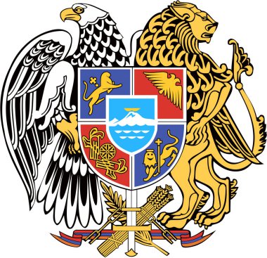 Coat of arms of Armenia clipart