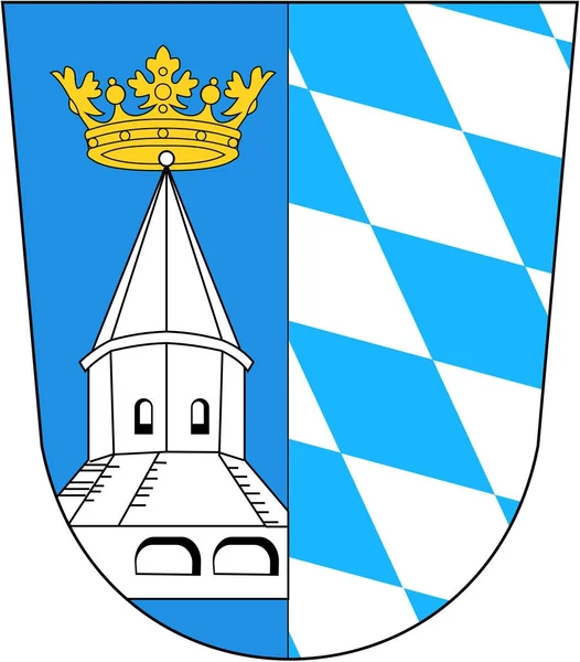 Coat Arms Altatting Area Germany — Stock Photo, Image