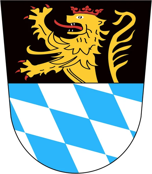 Escudo Armas Ciudad Amberg Alemania —  Fotos de Stock