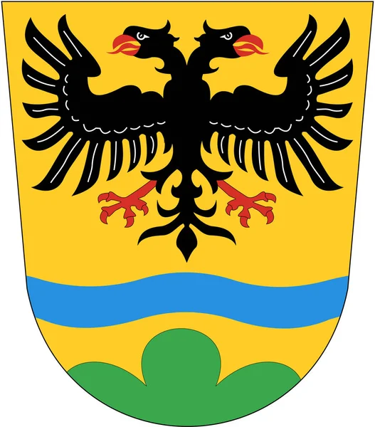 Herb Obszaru Deggendorf Niemcy — Zdjęcie stockowe