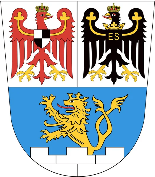 Das Wappen Der Stadt Erlangen Deutschland — Stockfoto