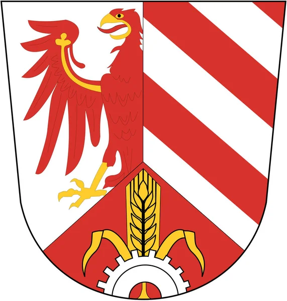 Das Wappen Des Bezirks Deutschland — Stockfoto