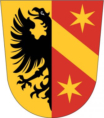 Kaufbeuren şehir arması. Almanya