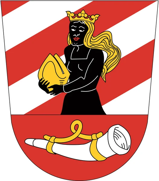 Escudo Del Distrito Neu Ulm Alemania — Foto de Stock