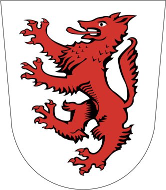 Arması Passau şehir. Almanya