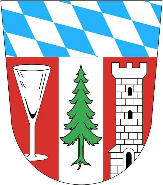 Wappen Der Region Deutschland — Stockfoto