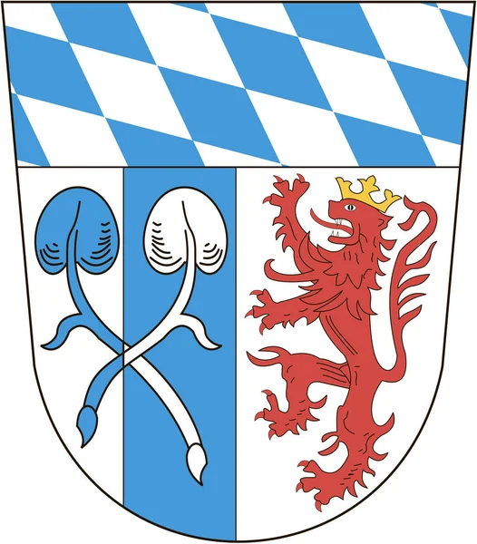 Wappen Des Bezirks Rosenheim Deutschland — Stockfoto