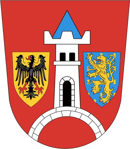 Escudo Armas Schwabach Alemania — Foto de Stock