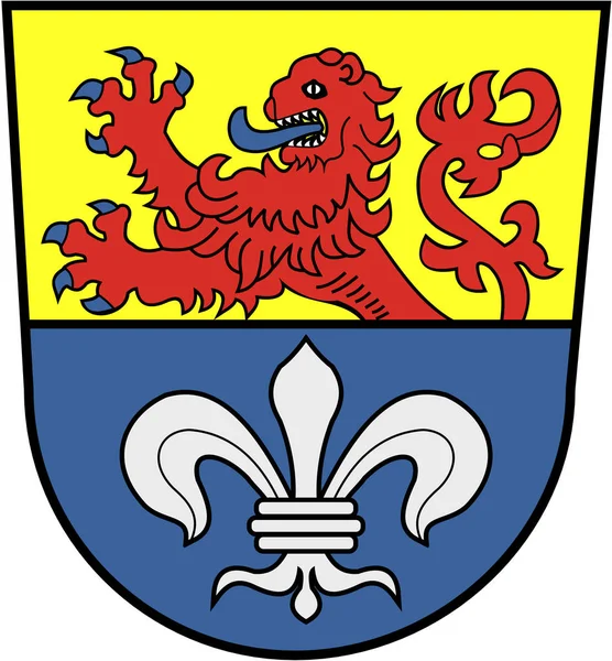 Escudo Armas Ciudad Darmstadt Alemania — Foto de Stock