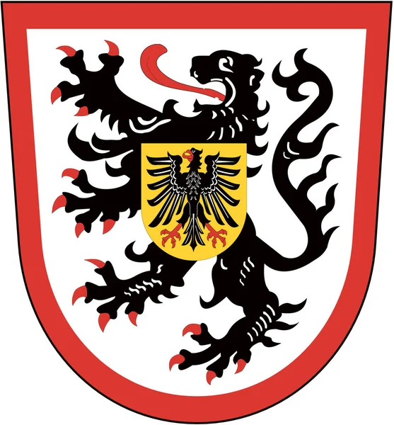 Герб Ландау Пфальце Германия — стоковое фото