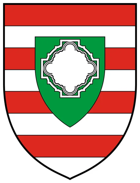 Escudo Armas Ciudad Zirz Hungría —  Fotos de Stock