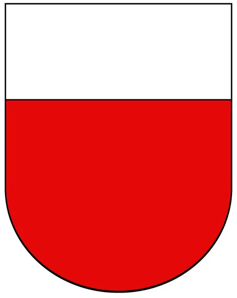 Herb Miasta Lozanna Szwajcaria — Zdjęcie stockowe