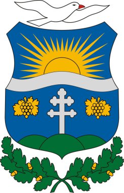 Arması Zamardi şehir. Macaristan