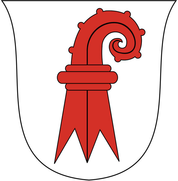 Wappen Des Kantons Basel Land Schweiz — Stockfoto